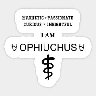 Ophiuchus horoscope 01 Sticker